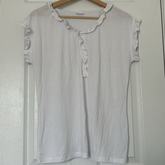 Lascana Tops - LASCANA Ruffle Sleeveless‎ Blouse